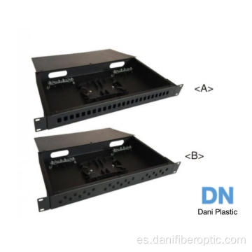 Diagrama de cableado de panel de parche de fibra óptica